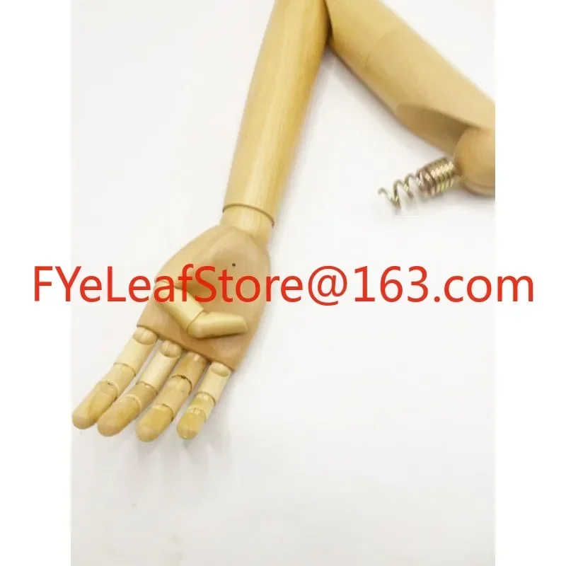 

Women's Mannequin Accessories Bionic Solid Wood Arm Plastic Arm Movable Joint Female Half Body Mannequin.