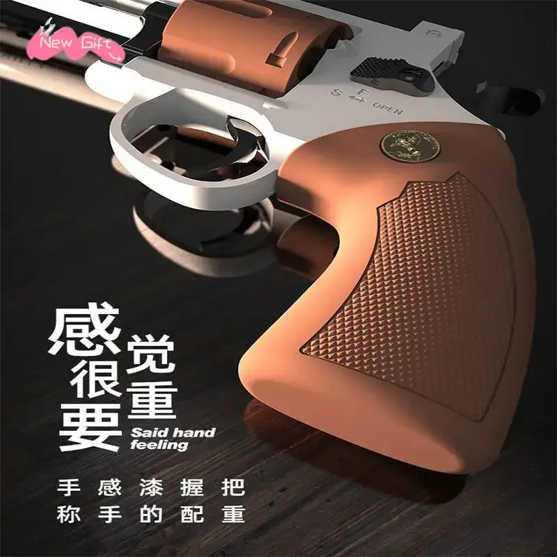 Soft Bullet Gun ZP5 Revolver Soft Bullet Launcher Pistol Toys for Kid Adult CS Game Outdoor Weapon