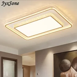 Ceiling Chandelier Modern Led Luxury Crystal Ceiling Lamp Luxury Atmosphere Square Living Room Dining Room Bedroom Crystal Set