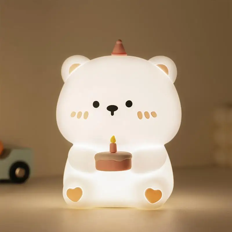 Animal Night Lights For Kids Rechargeable Cute Night Light For Kids 3 Levels Of Brightness Nursery Nightlight Portable Animal