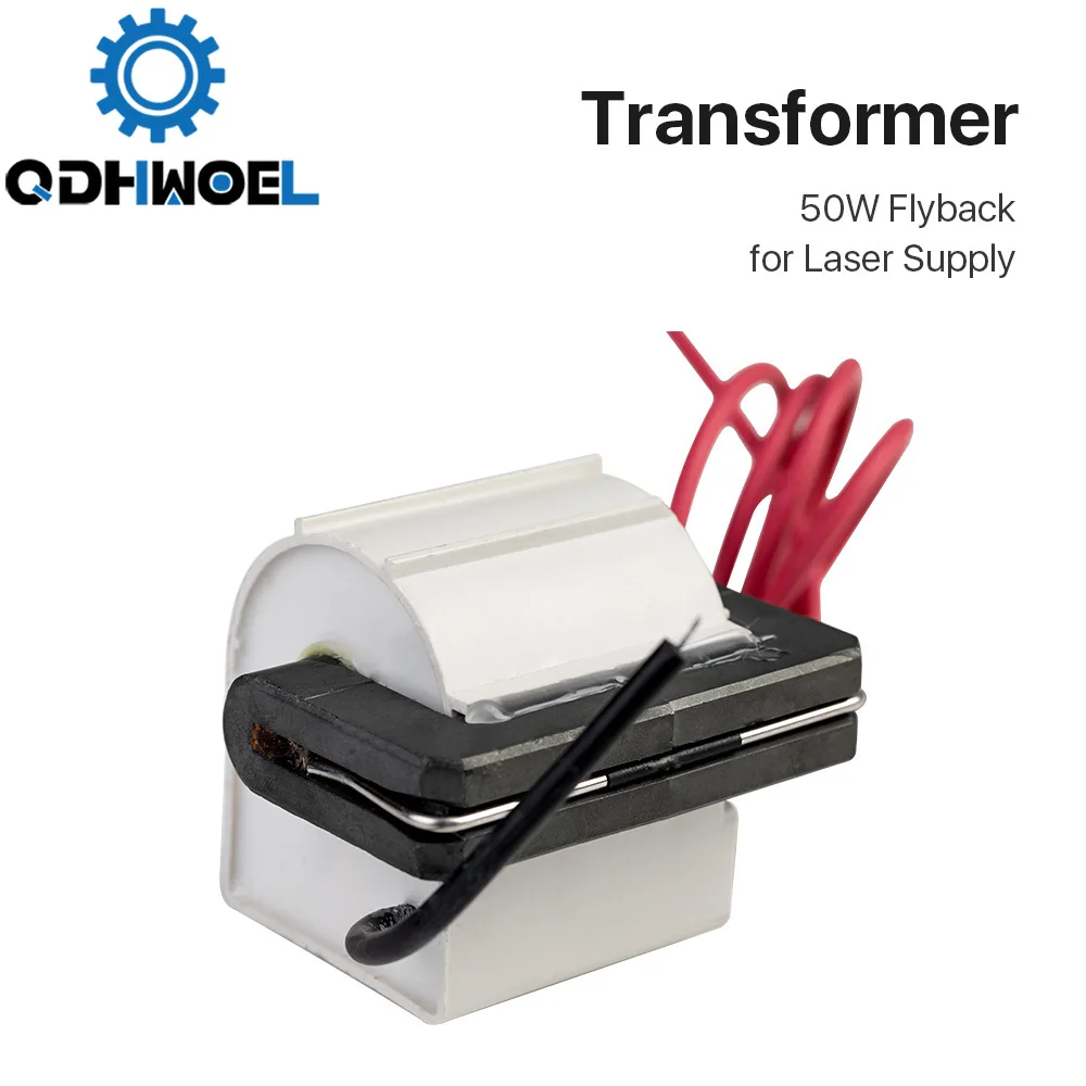 QDHWOEL 50W High Voltage Flyback Transformer for CO2 Laser Power Supply PSU MYJG-50W