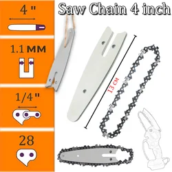 4inch Universal Chain Guide Electric Chainsaw For Logging And Pruning Tree Woodworking Tools Electric saw 28 Drive Link