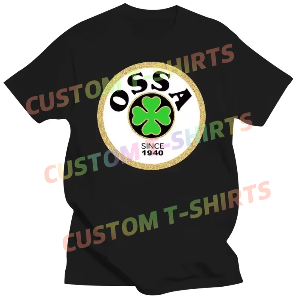 

2025 New Streetwear Ossa Motorcycle Racing Vintage Retro Men T-Shirt Harajuku Oversize Cotton Tee Casual High Quality Unisex Top