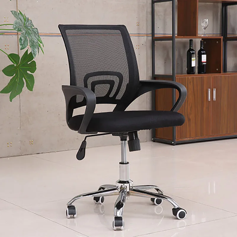 

Luxury Portable Office Chair Ergonomic Swivel Arm Rest Pads Cushion Office Chair Glides Wheels Sillas De Oficina Furnitures