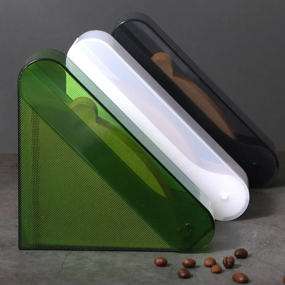 

Пыленепроницаемый ручной держатель для кофейной бумаги, большая емкость, влагостойкий ящик для хранения кофейной бумаги, прочный пластик