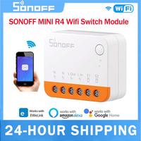 SONOFF MINI R4 Wifi Switch Module Wi-Fi 2 Way Switch Smart Home Module Wi-Fi Relay Voice Remote Control Alexa Google Home Alice