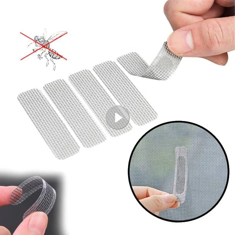 15/25/50/PCS Anti-insect Fly Bug Door Window Mosquito Screen Net Repair Tape Patch Adhesive Window Repair Accessories Hardware