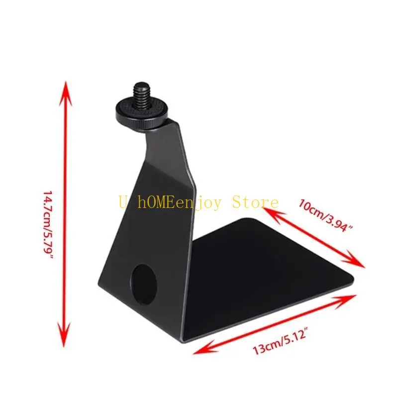 B0KF Microphone Rack Stand L على شكل قوس قوس الصدمة مكافحة MIC