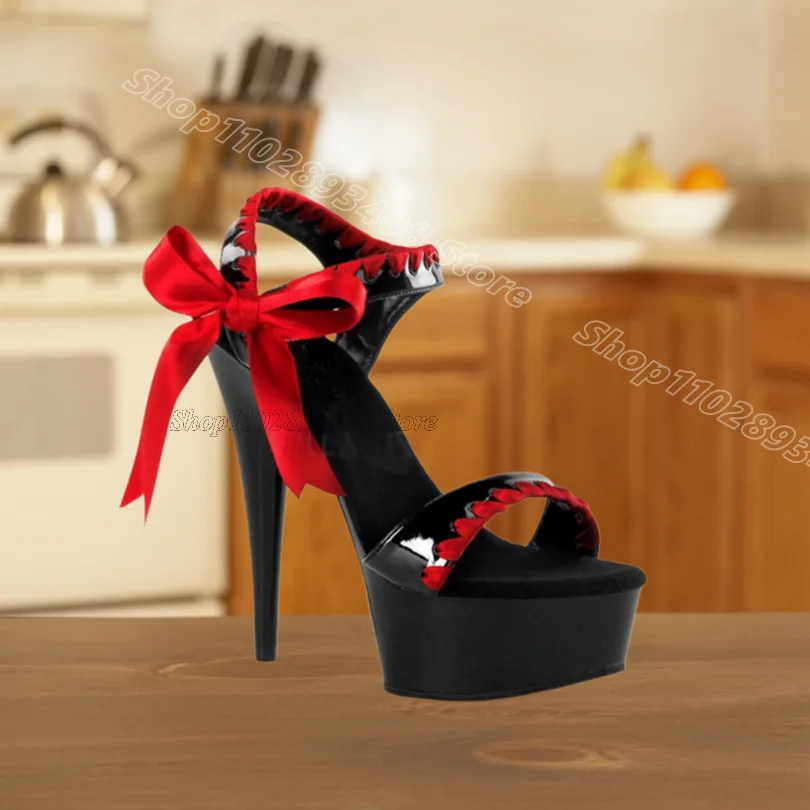 

Black Cross Band Sexy Sandals Patent Leather Fashion British Style Women Summer Party Dress Sandals 2026 Zapatos Para Mujere