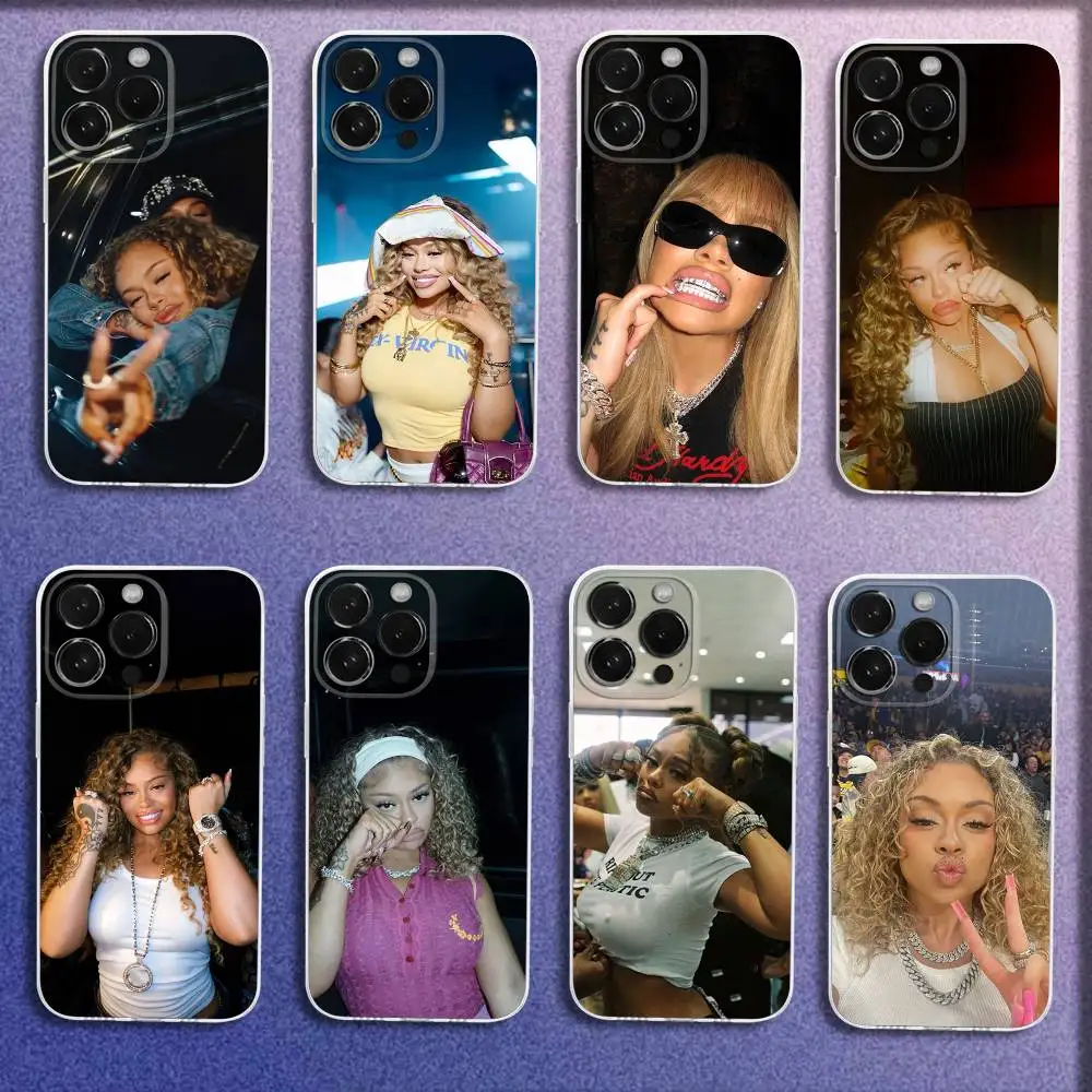 

Singer Rapper L-Latto Phone Case For iPhone 16,15,14,13,12,11 Plus,Pro,Max,XR,XS,Plus,E,Mini Transparent Cover