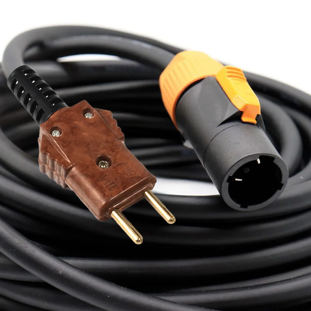 True1 إلى الباكليت التوصيل كابل الطاقة 3x1.5mm2 10A 250 فولت تمديد الحبل 1 متر 2 متر 3 متر 5 متر لمعدات إضاءة المسرح LED #4