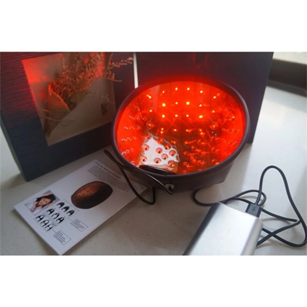 

Laser Beads Hair Regrowth Cap Anti-Hair Loss Treatment Red Light Therapy Promoter Hair Fast Regrow Hair Care Product