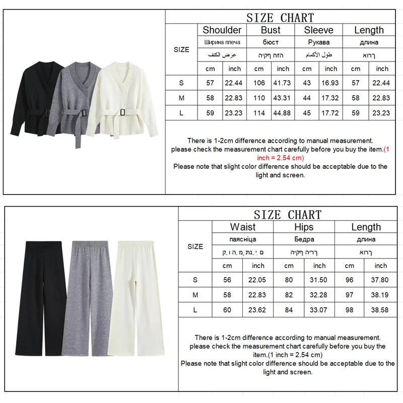 Guobioziy Women's Knitted Belt Set 2026 Spring and Autumn New European-Style Daily Street Casual Fashion Trend Commuter Outfit