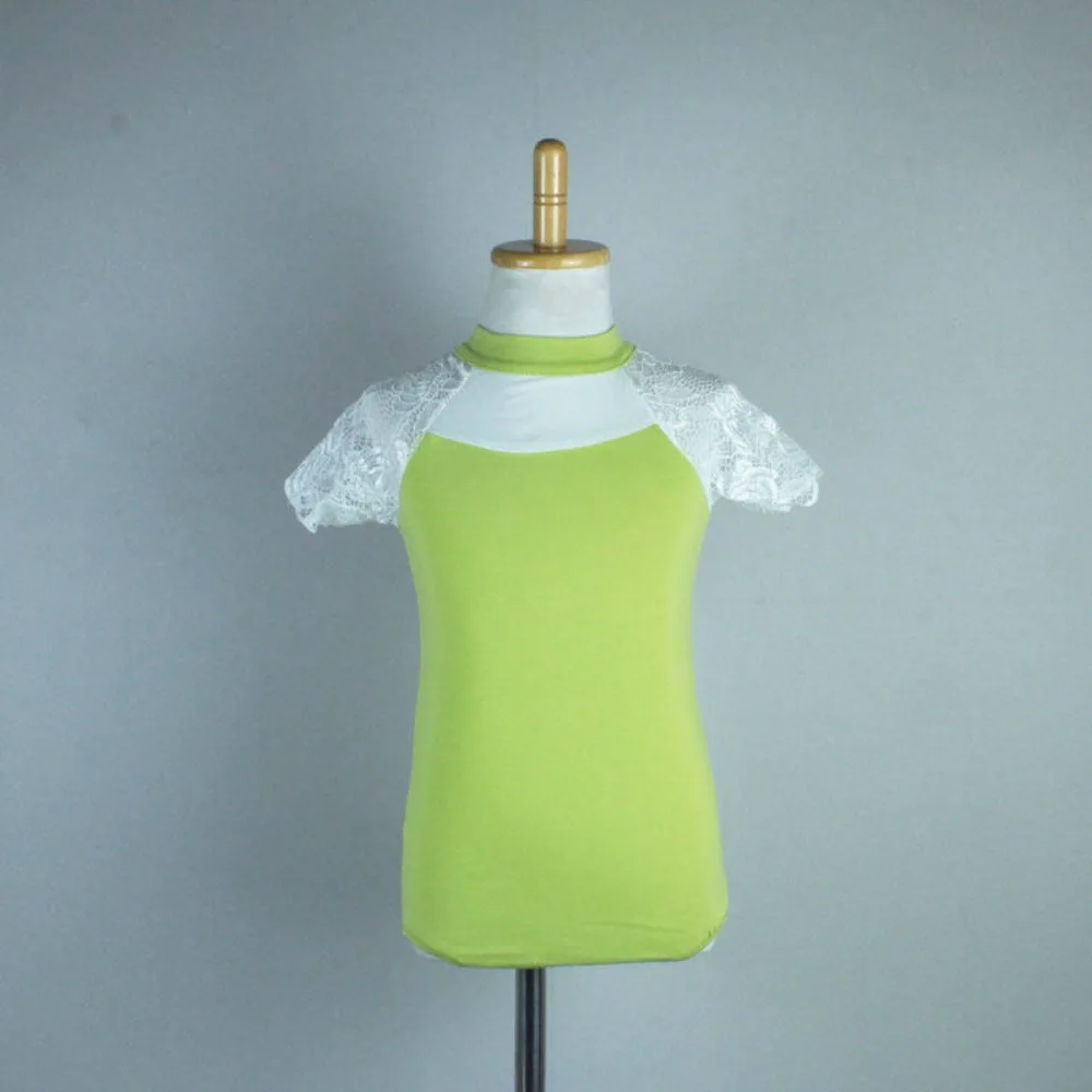 

Dance Wear Ballet Practice Clothes Gymnastics Uniform Puff Skirt Tutu Children Clothing Summer Leotards for Girls Bodysuit
