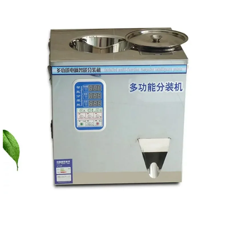 Digital Control Tea Leaf Filling Dispenser Multi-type Tea Compatible For Green Oolong Black Tea Small Batch Packaging