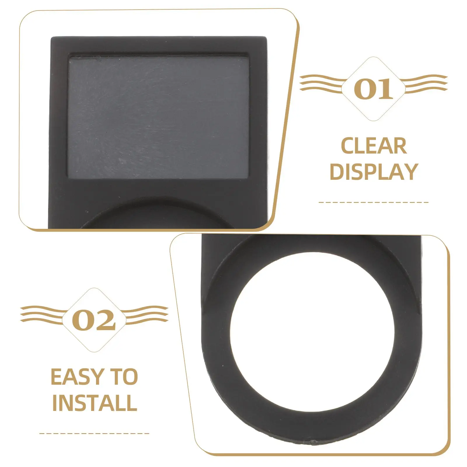 50 pçs plástico botão interruptor placa de sinal iluminado caixa de sinal interruptor placa de sinal botão traseiro etiqueta sinal luz placa para elétron