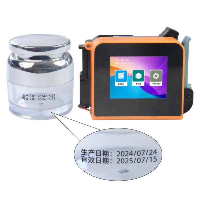 

T1 Cup Printer for Date or Brand Pattern Small Automatic Printing Pouch Packaging logo Print Machine for Can Mini Coding Machine