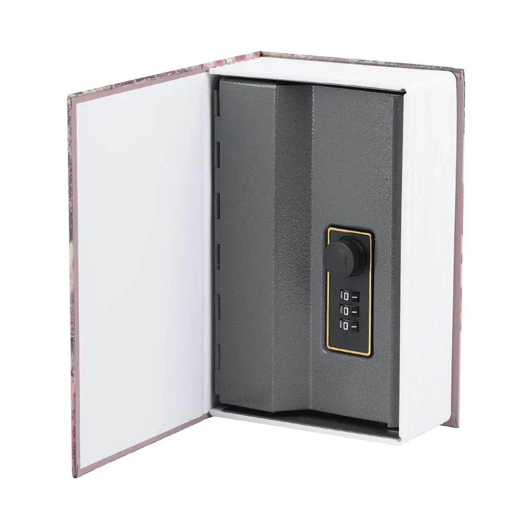 18x11.8x5.5cm Creative Book Safe Box Money Jewelry Collection Storage Case with Combination Lock Storage Lock Box Dropshipping