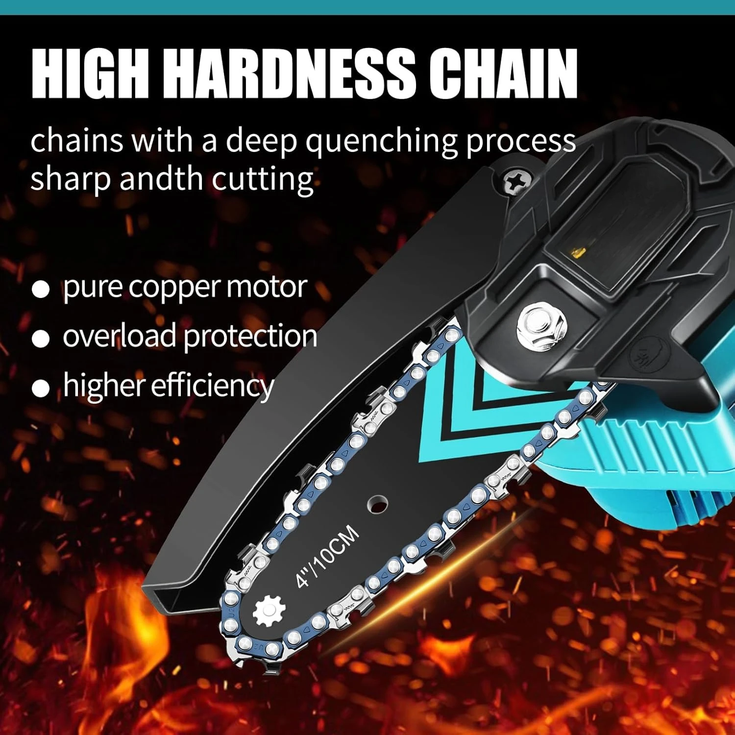 Mini Chainsaw,Portable Electric Chainsaws Cordless,Handheld Chain Saw Pruning Shears Chain Saws for Tree Branches