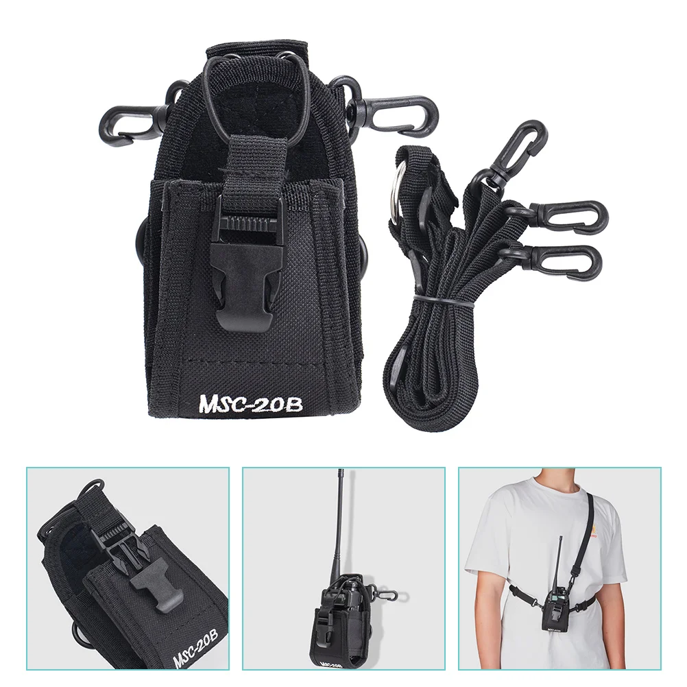 

Msc20b Interphone Pouch Radio Nylon Walkie Talkies Outdoor Bag Case Holder Work Radios