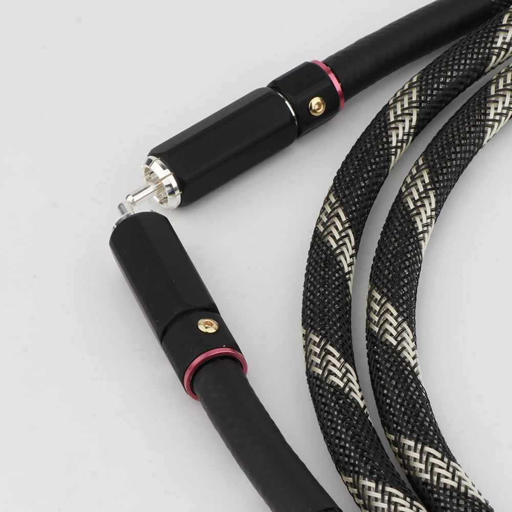 Hi End XLO HT4 Серебряная пластина RCA коаксиальный цифровой аудиокабель RCA в RCA сигнальный кабель лихорадка аудио кабель AES/EBU