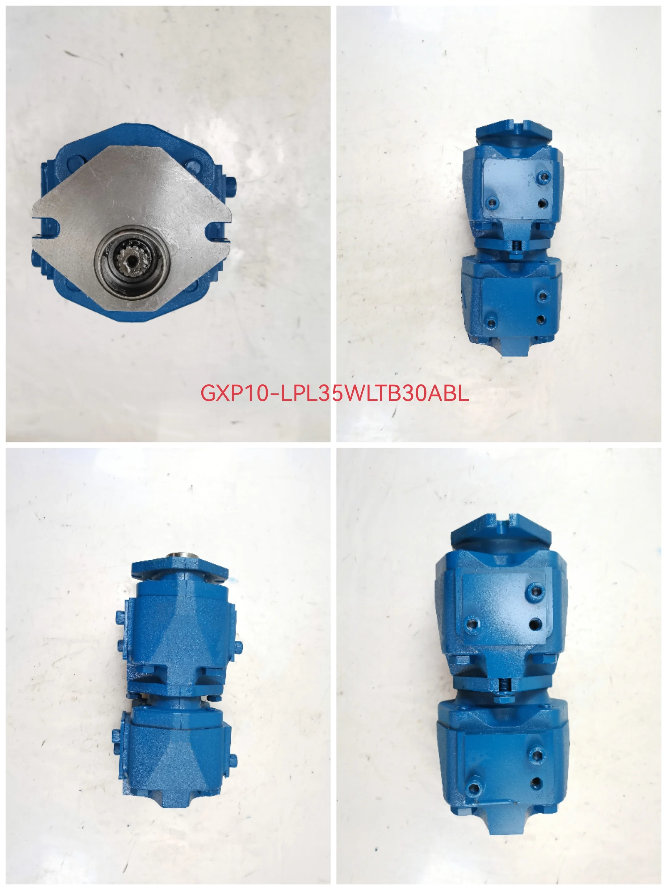 UCHIDA GPPO Series High-Pressure Gear Pump LPL30WLTB16AL-21 280 Cm 1 HP 2 Stages 150 Bar 3/8 Connection New Hydraulics