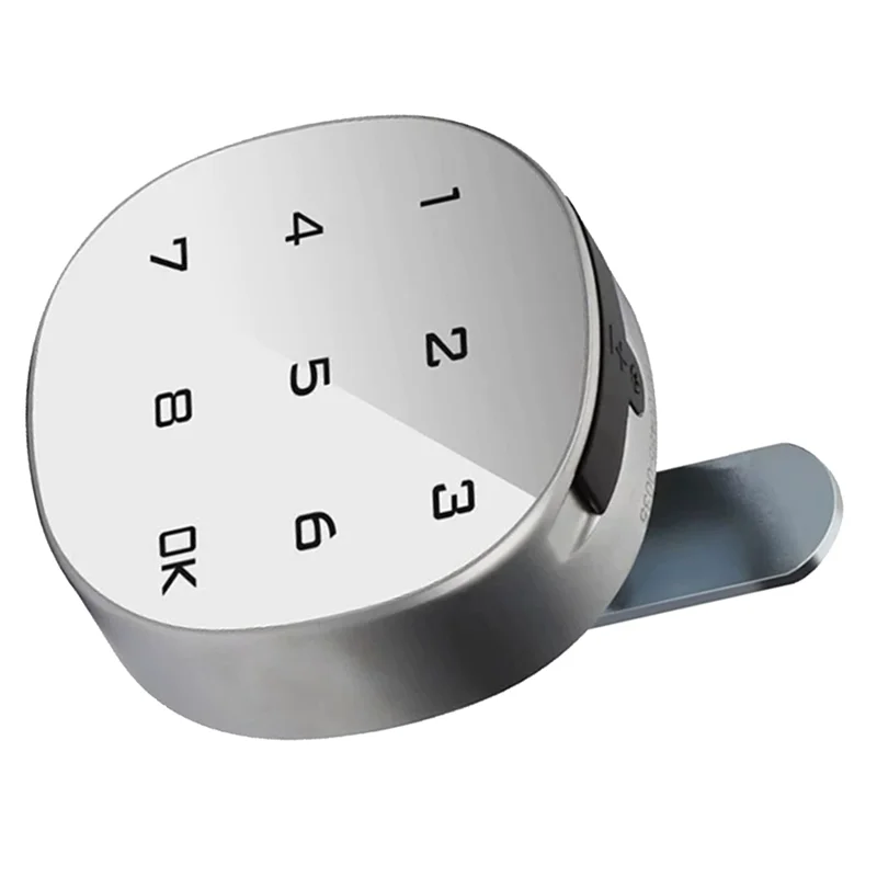 A003 Умный белый электронный 8-значный замок с паролем, железный комбинированный замок для шкафа