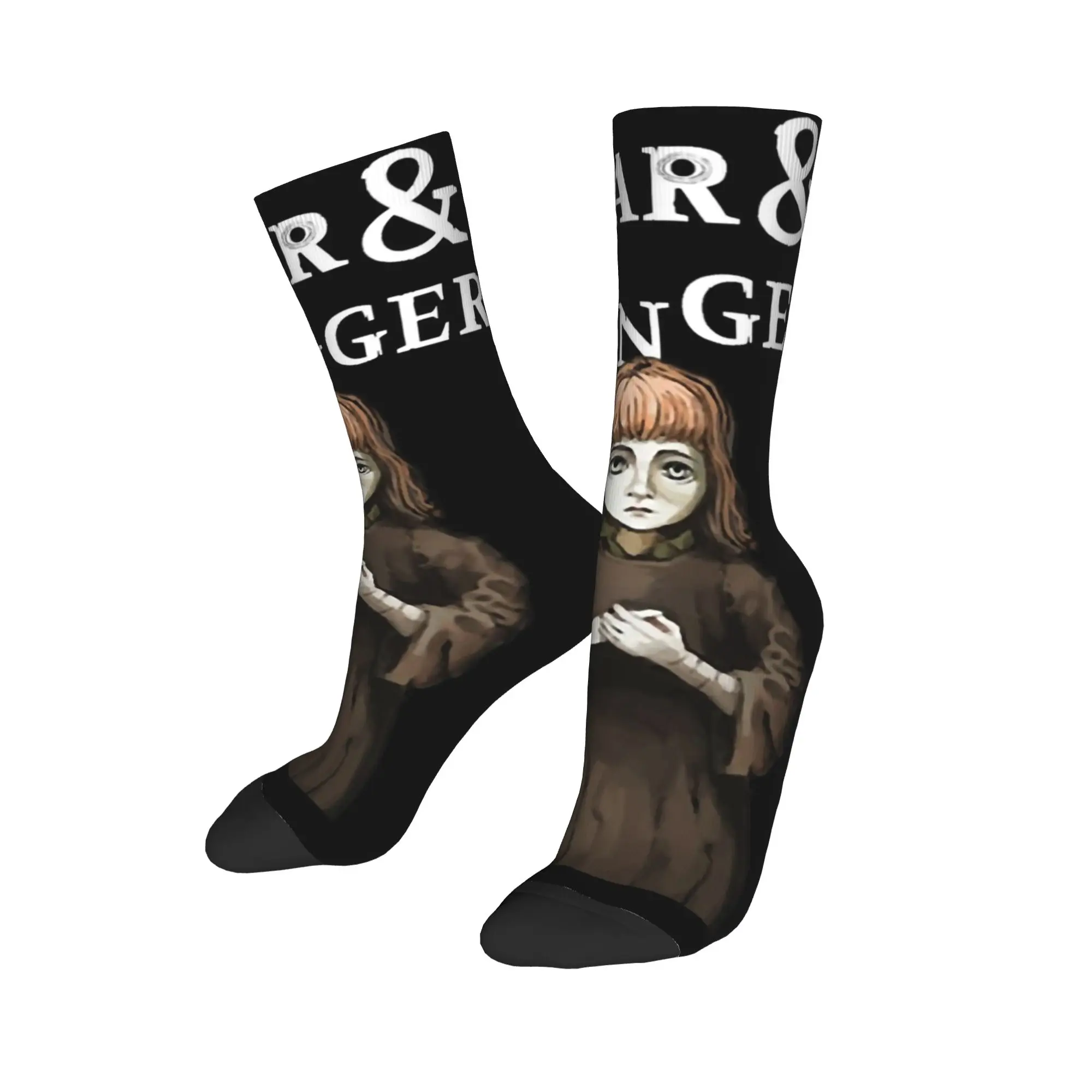 الخوف والجوع Termina الجوارب الشتاء جوارب عادية الكبار الرجال الجوارب المريحة نمط الرياضة في الهواء الطلق المضادة للبكتيريا الجوارب