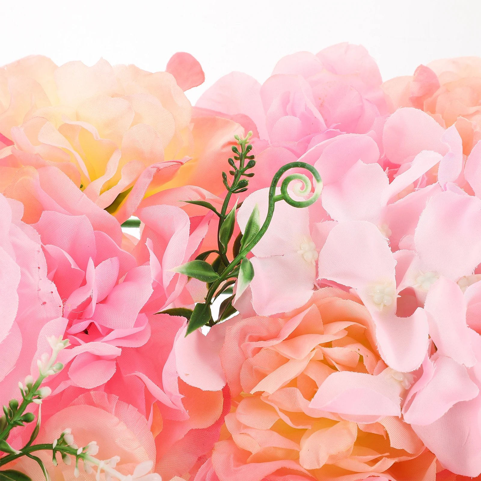 

Fake Flower Wall Panel Silk Rose Wedding Backdrop Reusable Easy Install Fresh Natural Breath Terrace Bar Decor