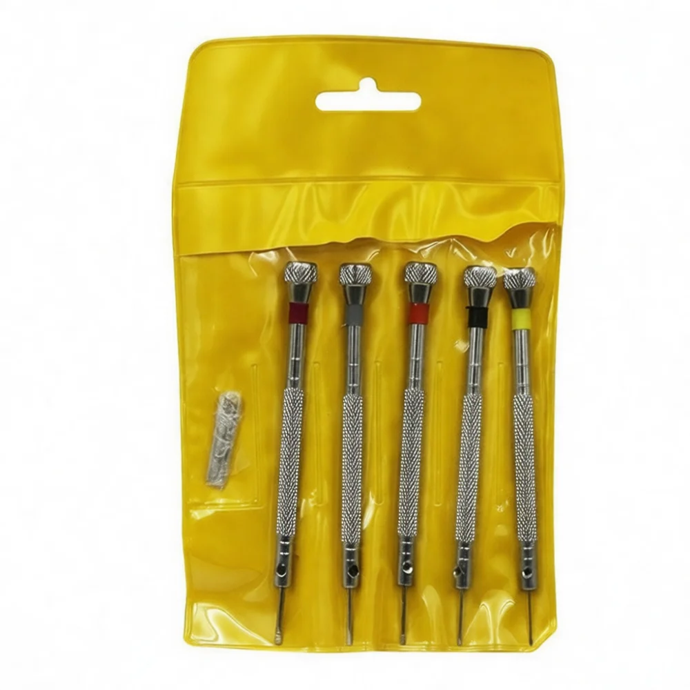 Mini-Präzisionsschraubendreher-Set für Elektronische Geräte, Uhren, Brillen, Computer-Wartung, Gehärteter Kohlenstoffstahl, Magnetisch