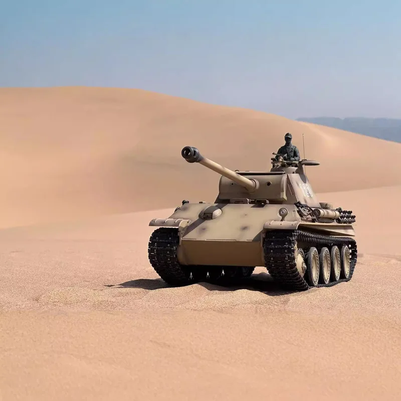 3878 Henglongku Soldier German Leopard 2.4 G Electric Remote Control Tank Barrel Telescopic Military Model Boy Toy