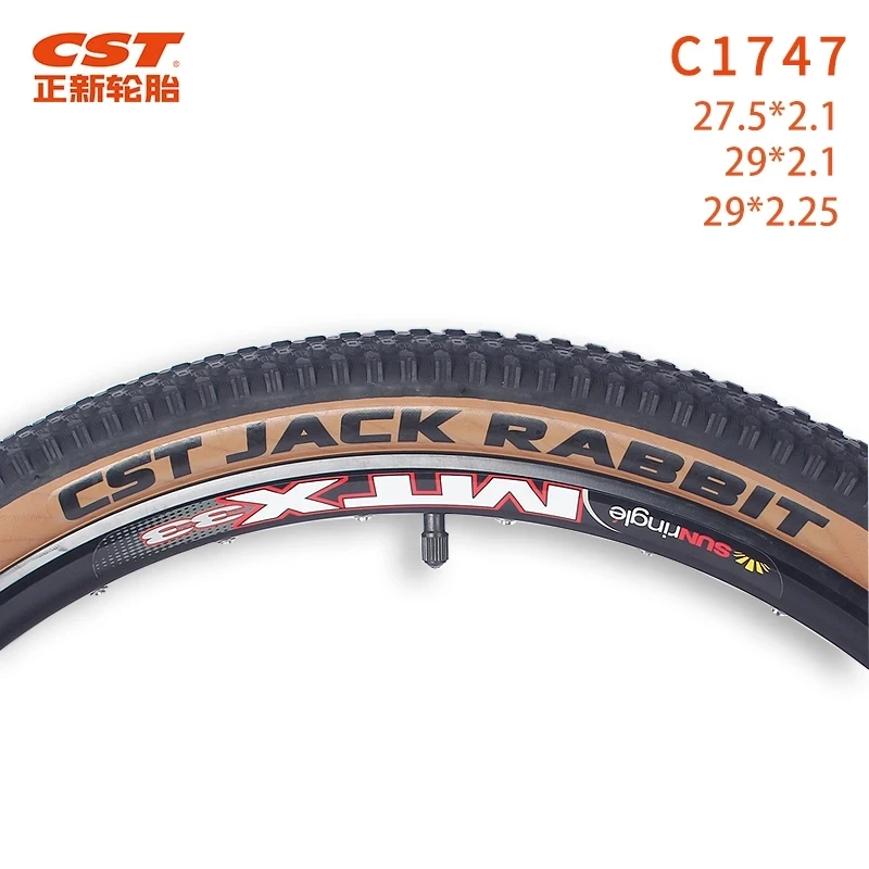 Mountain Bike Tire Parts Puncture Resistant Bicycle Tire Off Road Tire CST C1747Jack Rabbit 29x2.25, 26x2.1, 27.5x2.10, 2.25