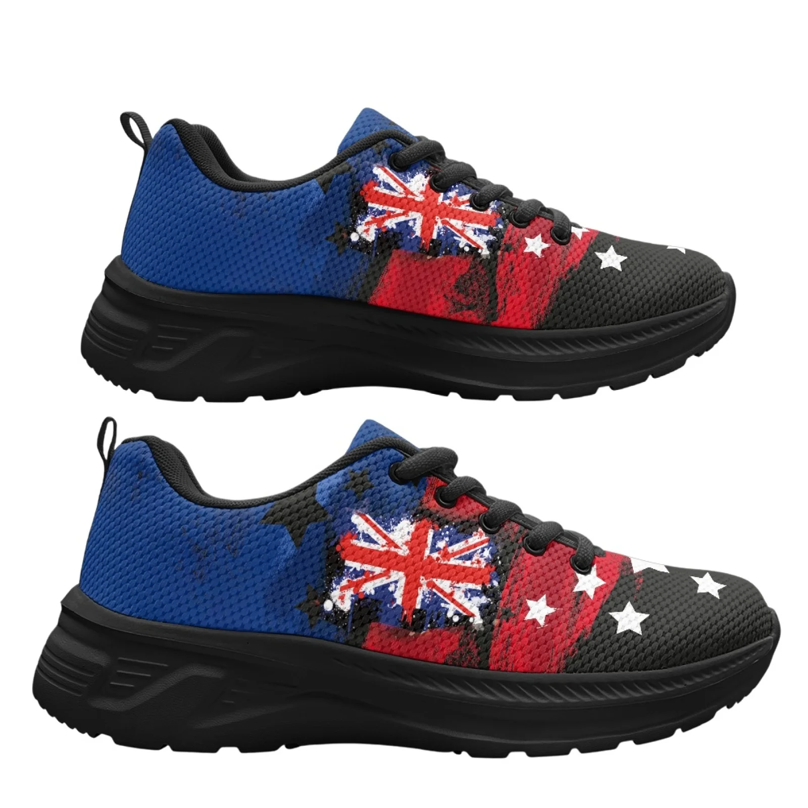 PENSTROLL Australia Flag Mens Sneaker Featuring Breathable Mesh, Lightweight Tennis Sneakers for Gym and Trail Running