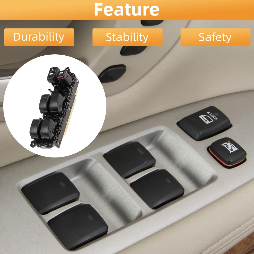 Front Driver Window Control Switch Regulator Button Console For Lexus GX470 LX470 RX300 2003 2004 2005-2008 84040-48140