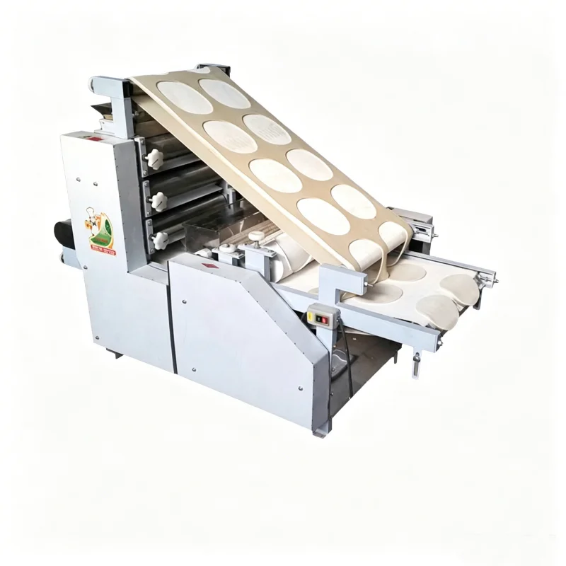 High Capacity Stainless Steel Tortilla Roti Press Machine Automatic Pizza Dough Sheeter And Forming Equipment