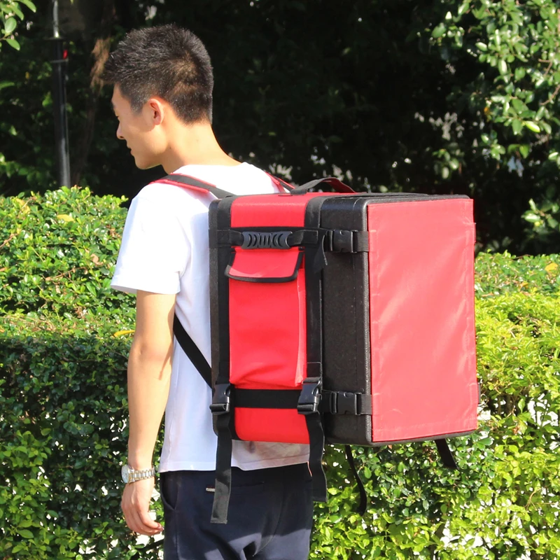 4h heat preservation 45L EPP backpack food delivery bag insulated with layer separation board