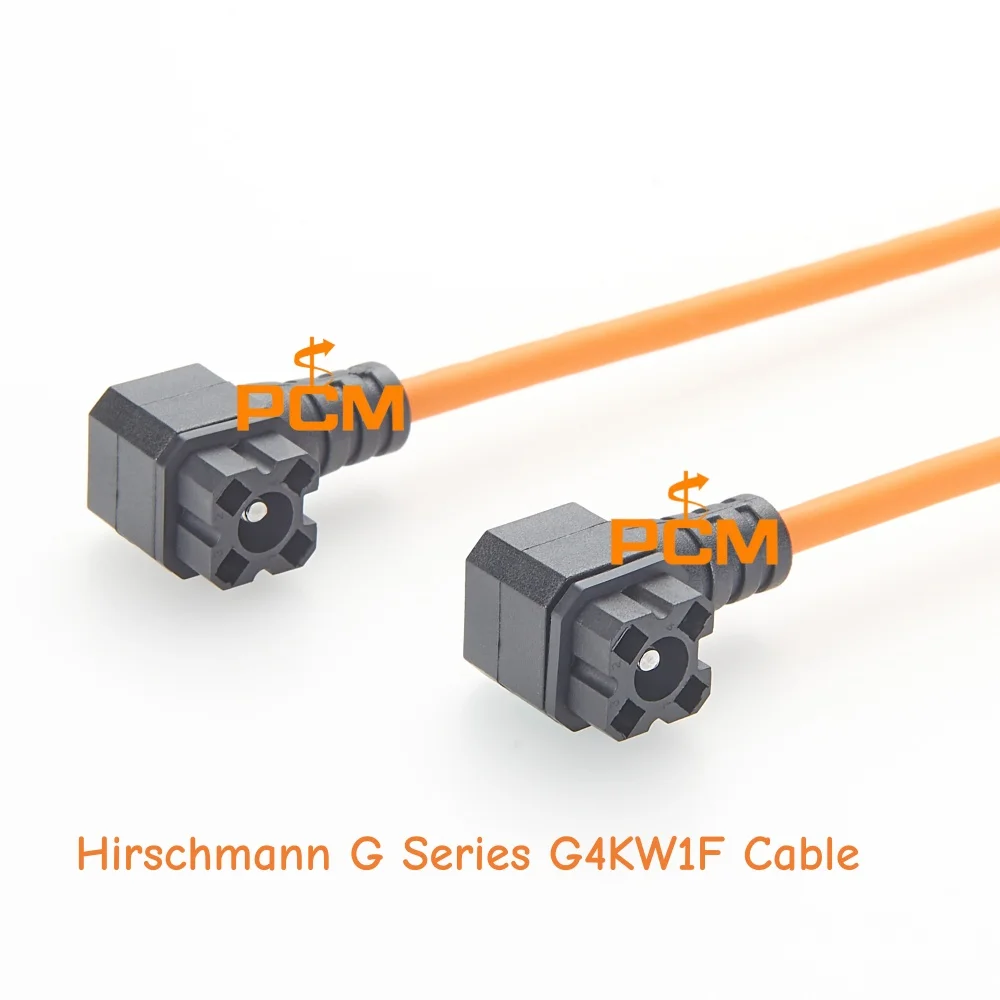 Hirschmann G-Serie G4KW1F Kabel 4-poliger rechtwinkliger Industriestecker Stromkabel für Sensor-, Aktuator- und Steuerungssysteme – Detail 1
