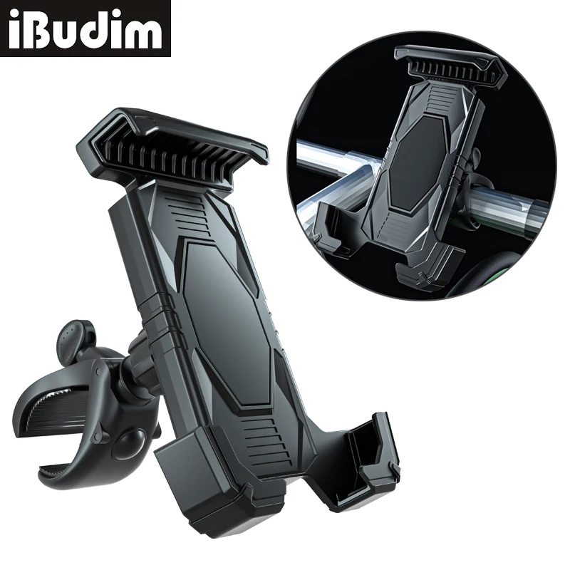 Phone Holder for Bicycle MTB Scooter Bike Motorcycle Handlebar Smartphone Stand GPS Navigation Clip Cycling Cellphone Brackets