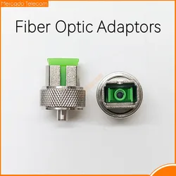1pcs New Adapter SC APC Connector Fiber Optic Adaptors For OTDR Tester