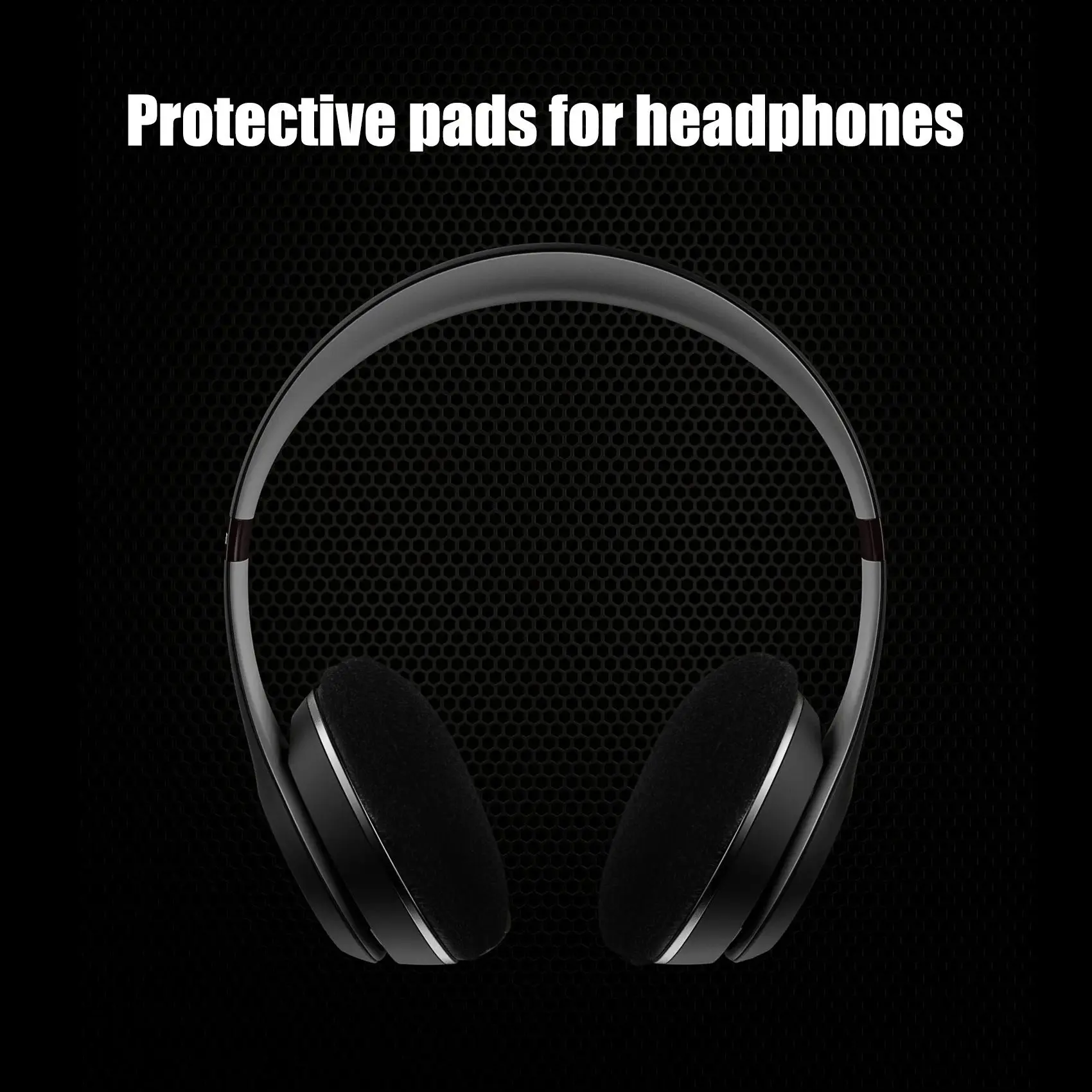 A64I 10 pcs sponges protective measures soft black ear cover cushion for headphone 5cm