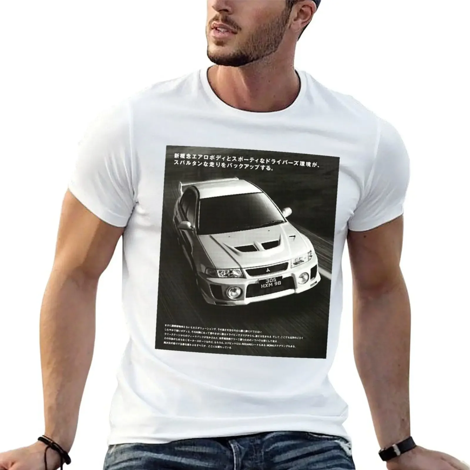 Lancer Evo V T-Shirt vintage anime shirt custom t shirt shirts graphic vintage t shirts tshirts for men