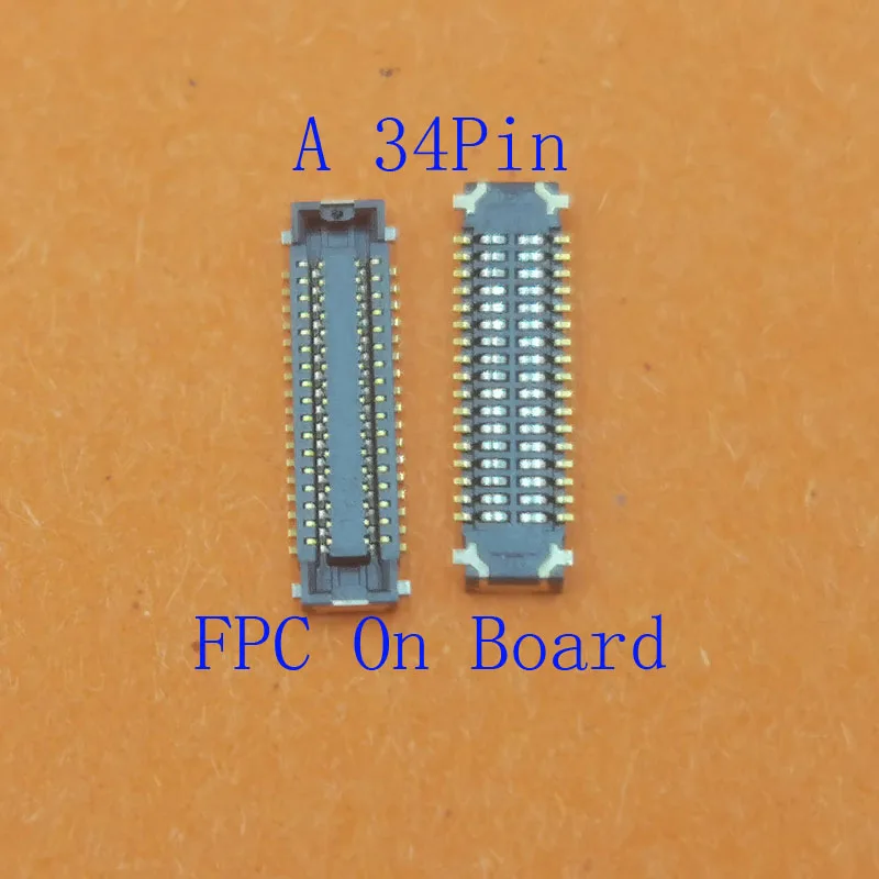 2-20Pcs Lcd Display Screen Flex Plug FPC Connector For Samsung Galaxy G610F G6100 ON5 2016 J727 G5700 G570 J7 J5 Prime 34 Pin