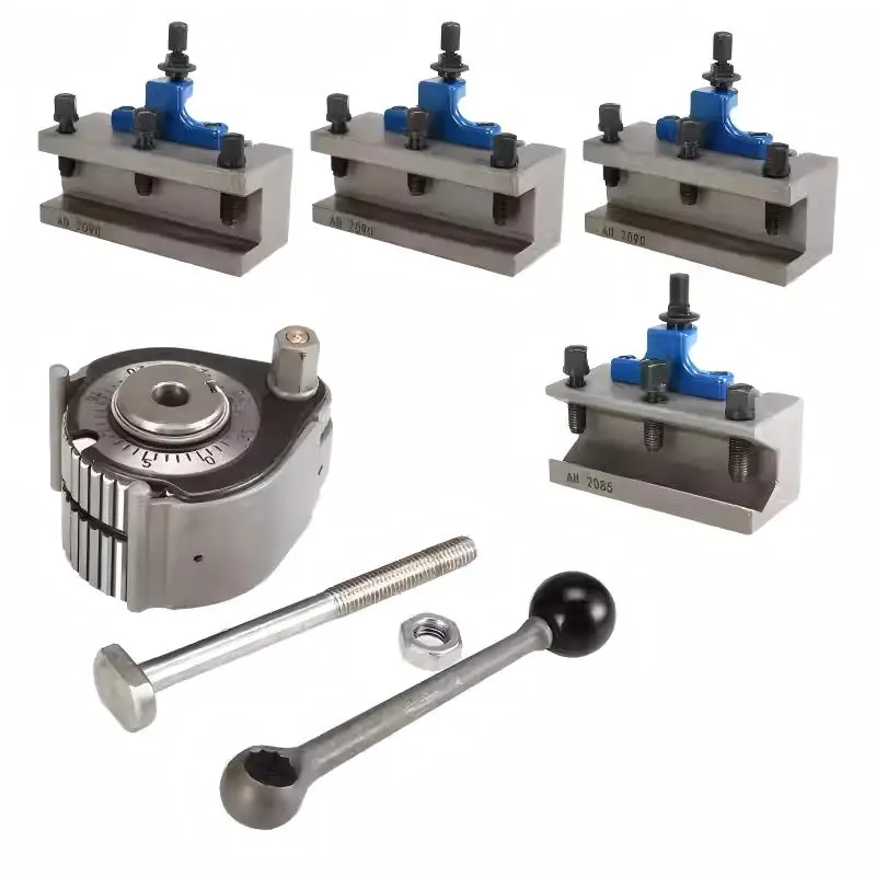 Precision  European Quick-Change Tool Holder Assembly Lathe Automatic Post Set