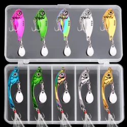 Sea Fishing Metal jig lure kit rotating spinner 7g-20g Fast jigging lures wobbler Artificial bait for fishing Tuna Trout pesca