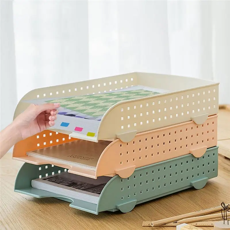 AB11 Scrapbook Paper Storage Organizer 50Pcs 12x12 Clear for Craft Paper Organizer for Vinyl Storage with 120 Index Stickers
