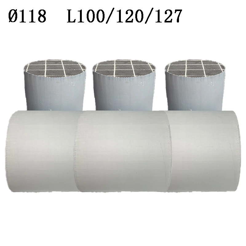 Filtro de partículas diésel de carburo de silicio Sic DPF para motor diésel de Φ118mm para sistema de escape filtro diésel diámetro 118mm SIC DPF
