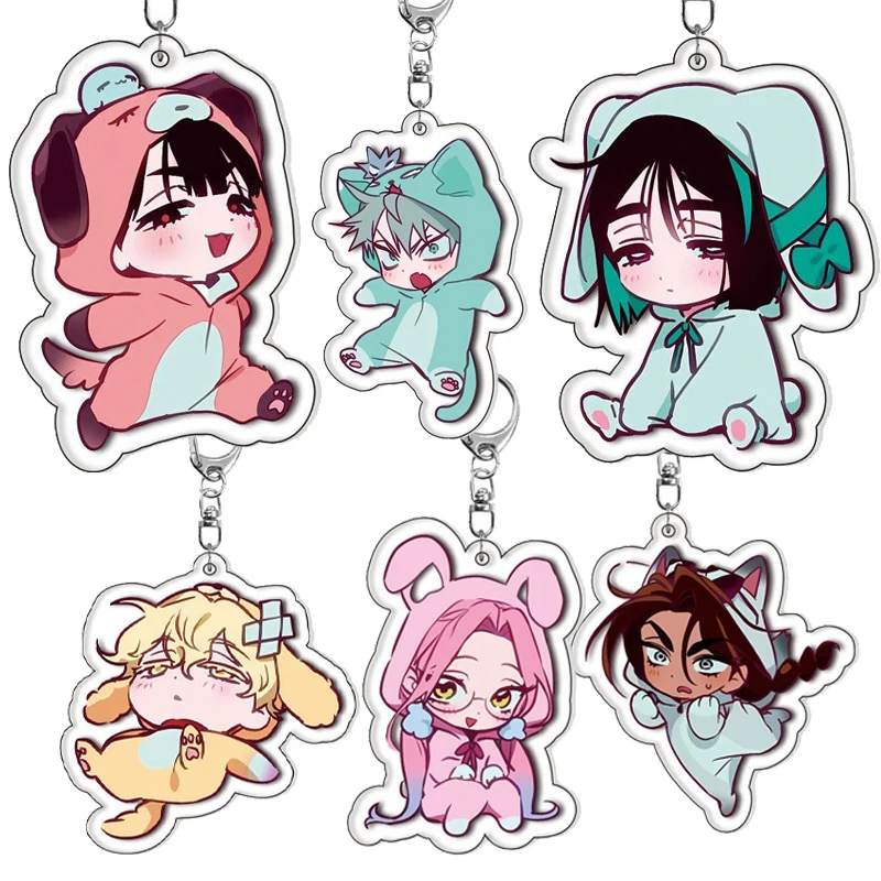 

Kawaii аниме LucaHyuna MiziSua фигурка милый акриловый брелок украшения мультфильм студенты Рождественская сумка очаровательные ювелирные изделия подарки игрушки