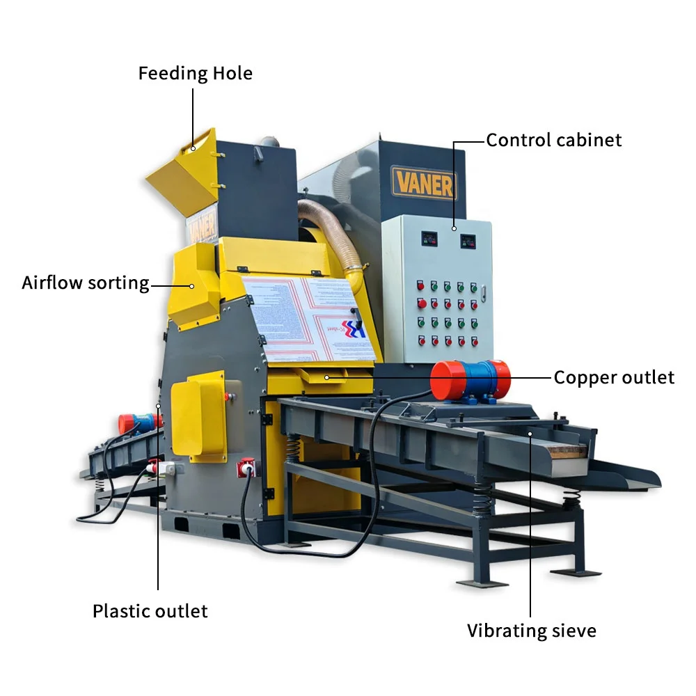 Electronic Waste Scrap Separator Machine Automatic Aluminum and Plastic Separator