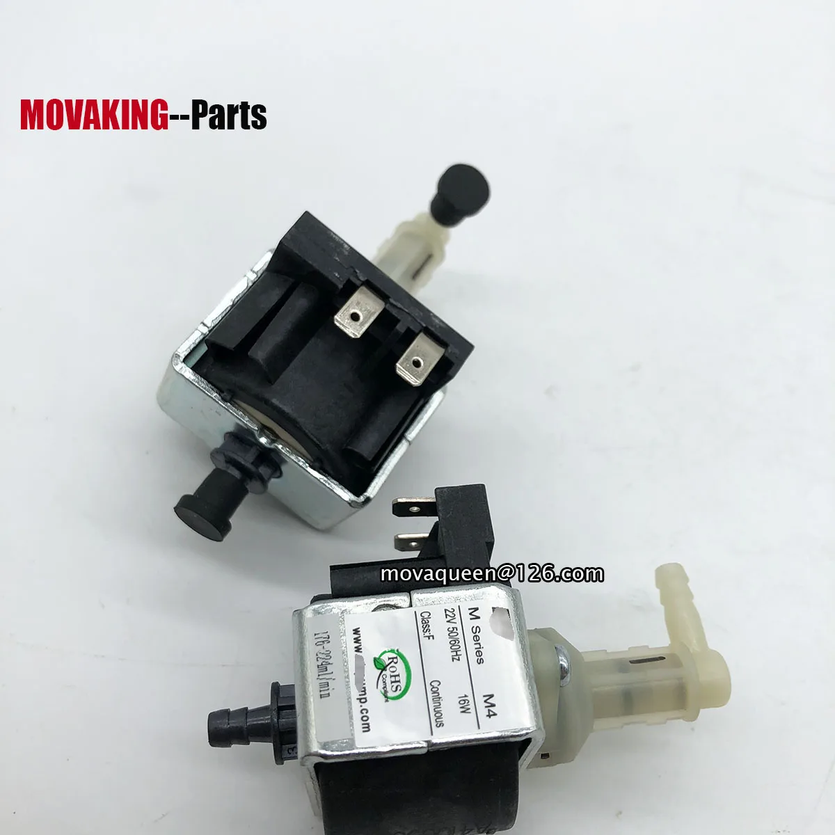 2Pcs 176-224ml/min M Series M4 22V 16W Micro Solenoid Pump Water Pump For Steam Mop Cleaning Machine