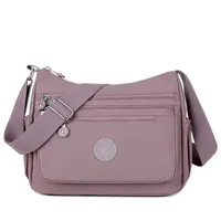 Women's Messenger Large Capacity Shoulder Bag Polyester Fashion Cosmetic Bag Simple and Versatile Handbag Crossbody Bag Purses